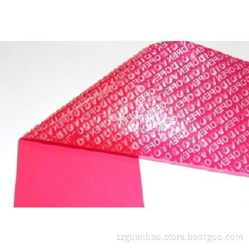 Manufacture of Tamper Evident Security Tape in China
